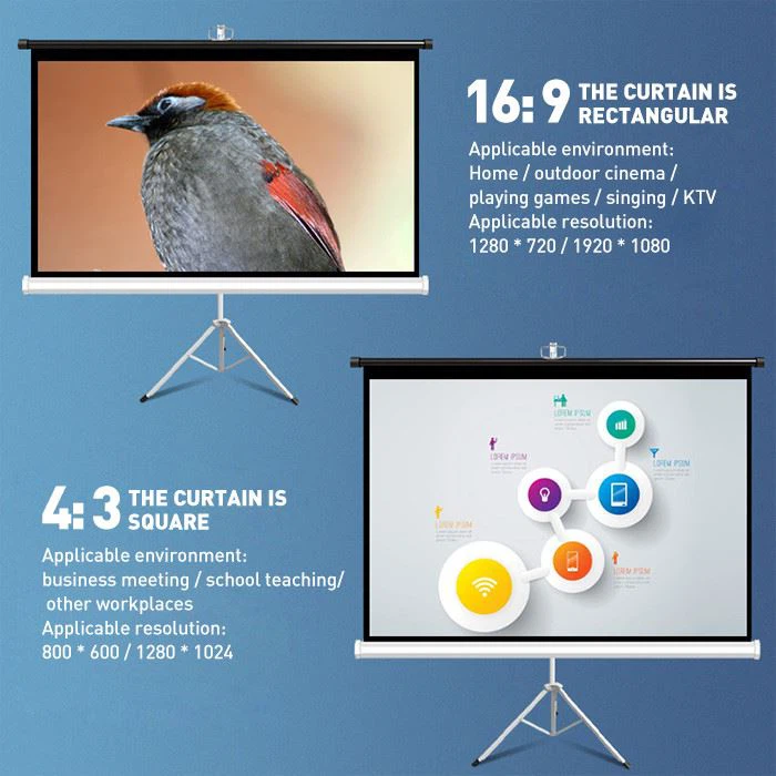 Tripod Projector Screen